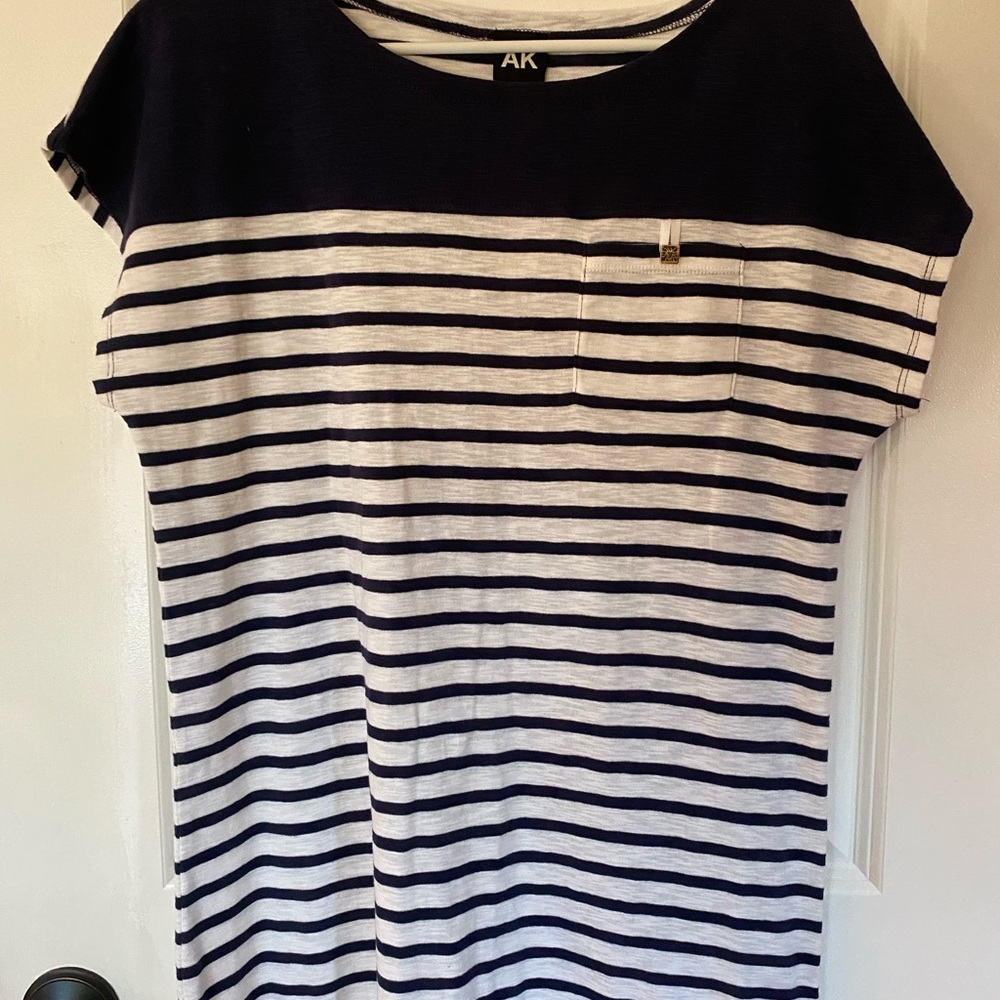 Anne Klein blue and white nautical dress.